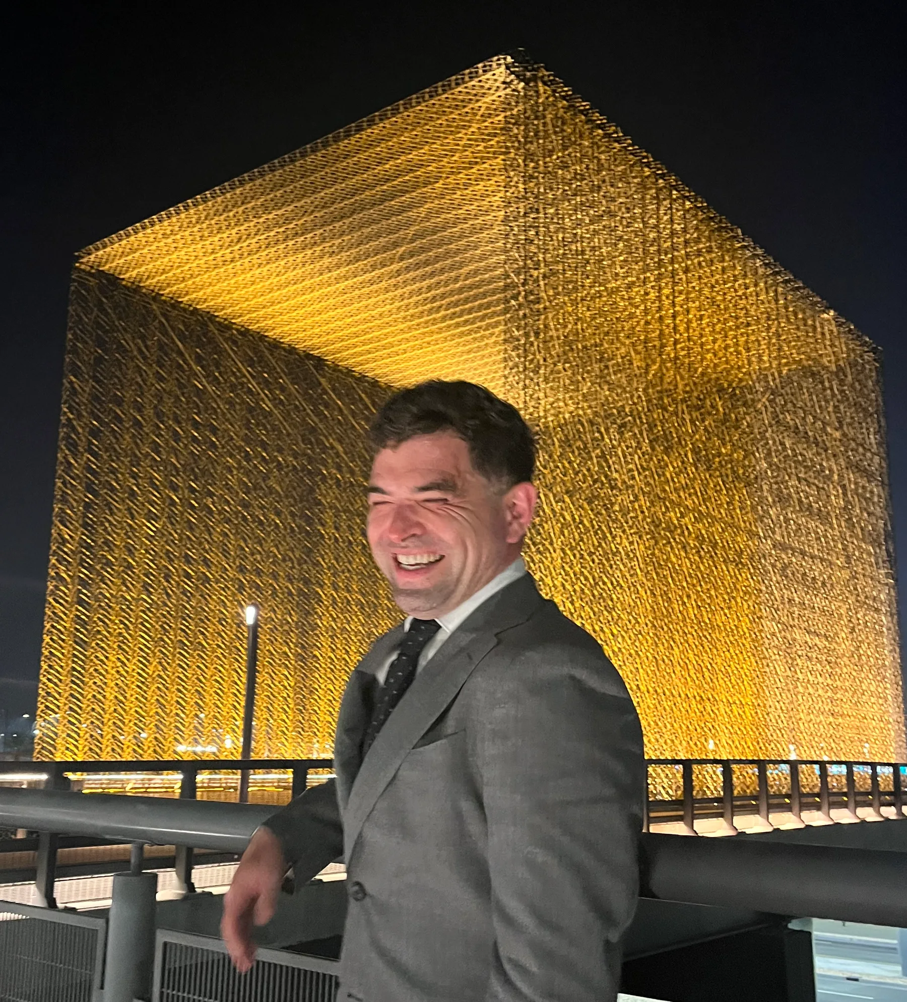 Matthew Moroney in Dubai.